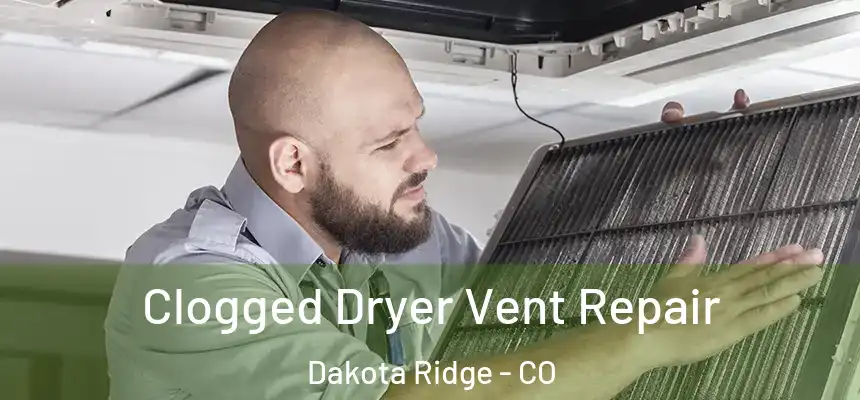  Clogged Dryer Vent Repair Dakota Ridge - CO